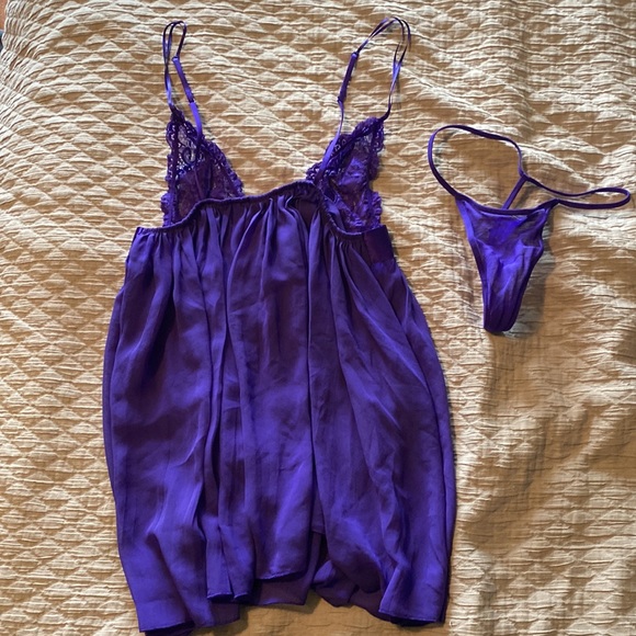 NWOT Victoria’s Secret Very Sexy Pleated Babydoll Lingerie - Picture 5 of 6